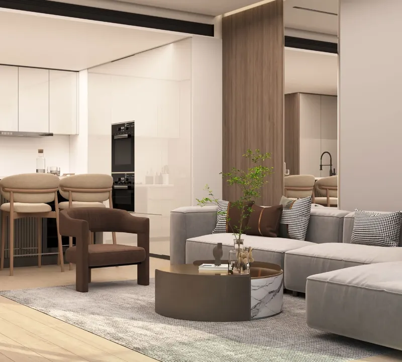 Interior at Binghatti Apex in JVC (Jumeirah Village Circle) Dubai
