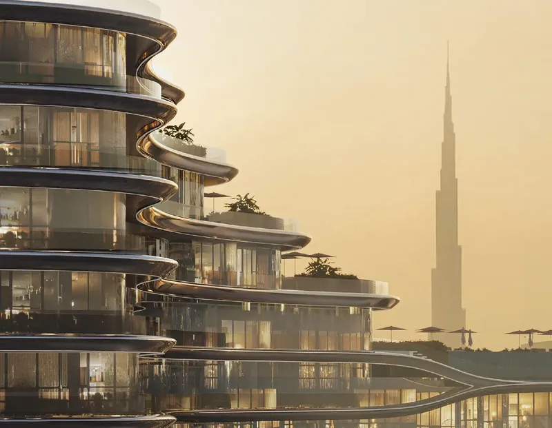Exterior at Binghatti Aquarise in Business Bay Dubai
