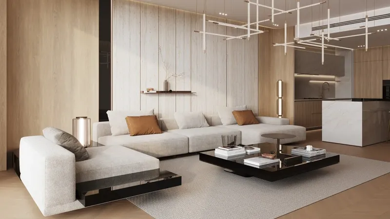 Interior at Binghatti Aquarise in Business Bay Dubai