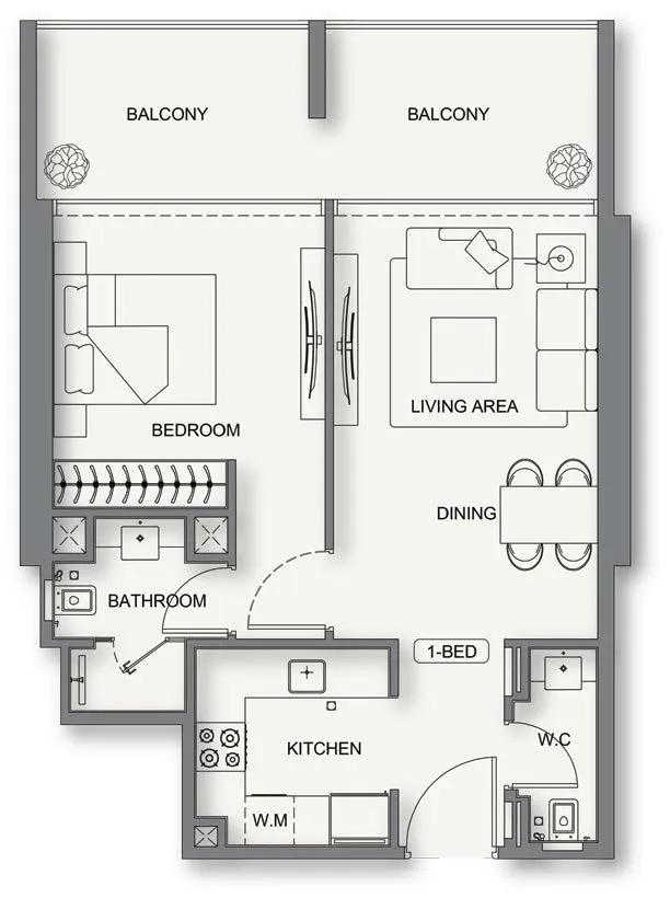 Binghatti Binghatti Cullinan floor plan
