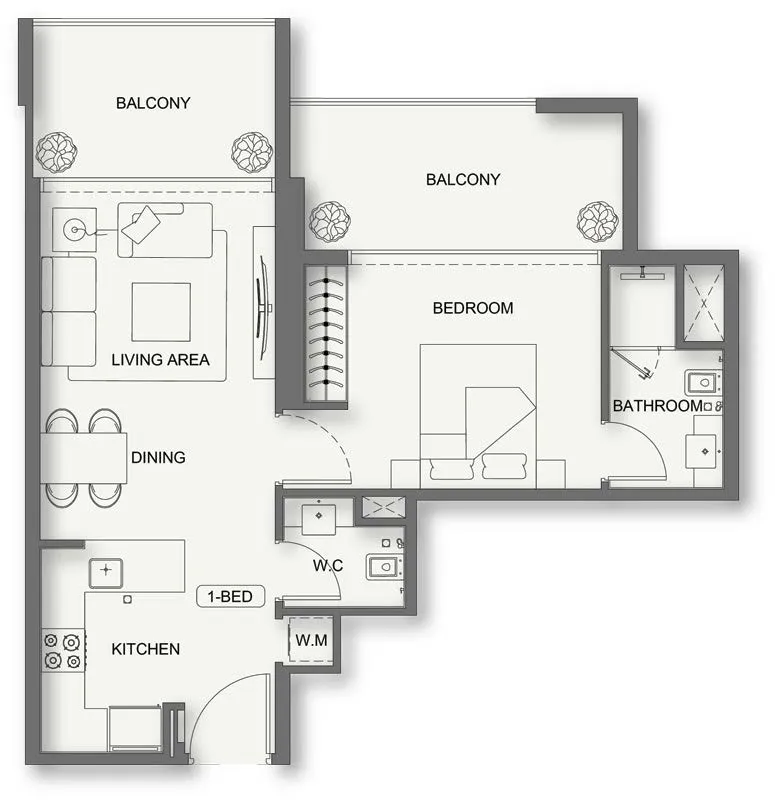 Binghatti Binghatti Cullinan floor plan