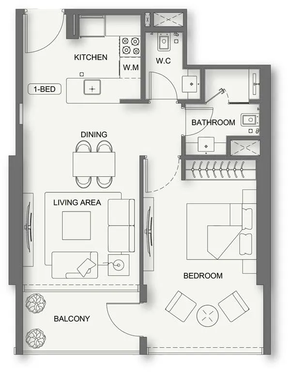 Binghatti Binghatti Cullinan floor plan