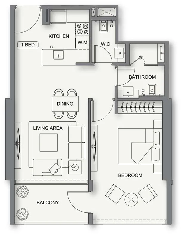Binghatti Binghatti Cullinan floor plan