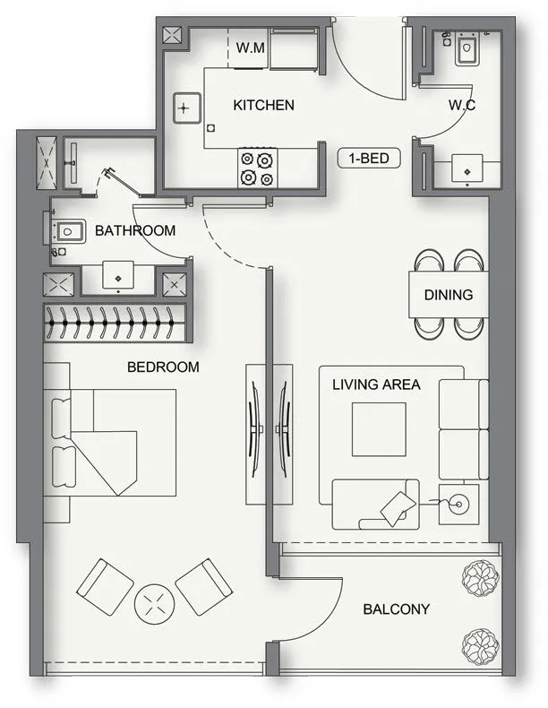 Binghatti Binghatti Cullinan floor plan