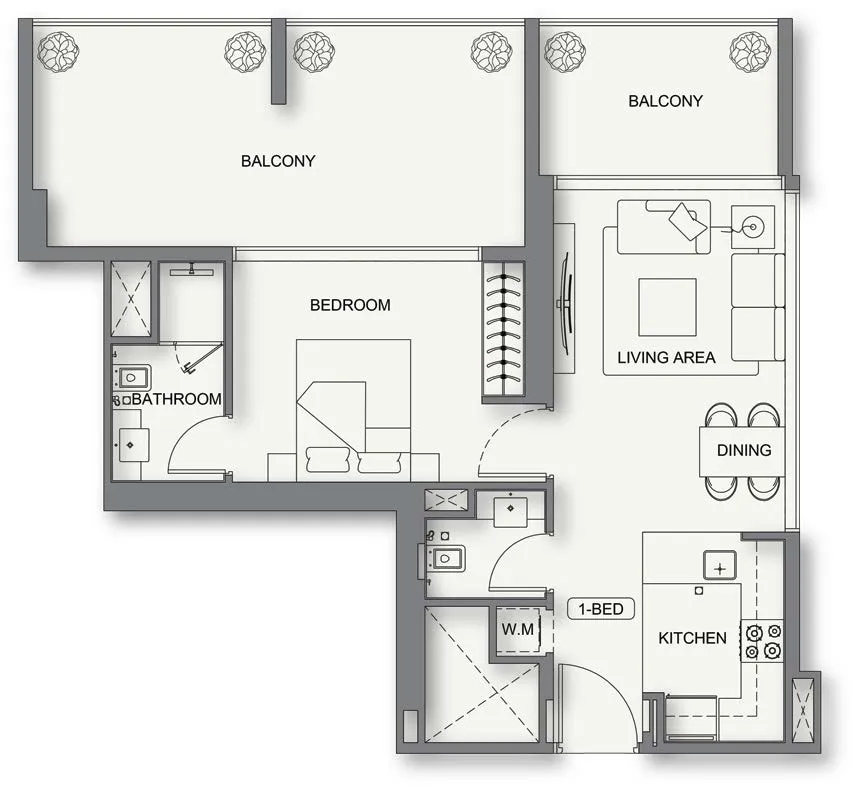 Binghatti Binghatti Cullinan floor plan