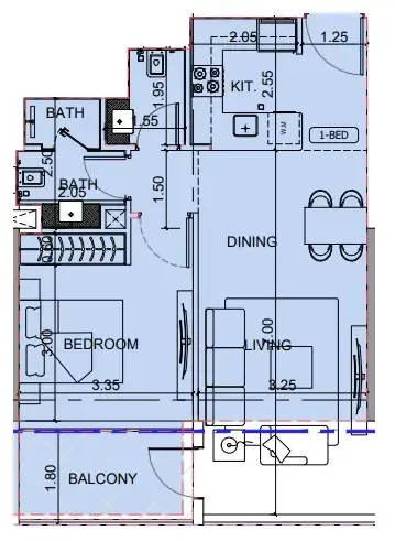 Binghatti Binghatti Cullinan floor plan