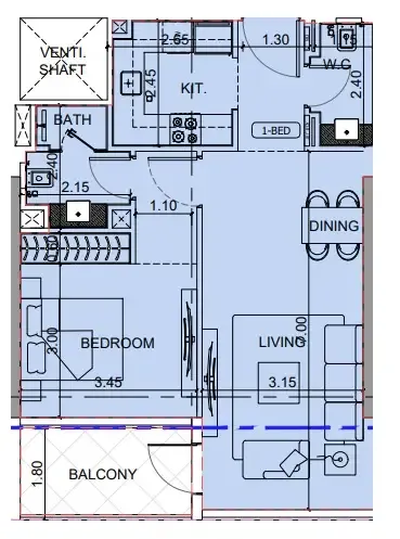 Binghatti Binghatti Cullinan floor plan