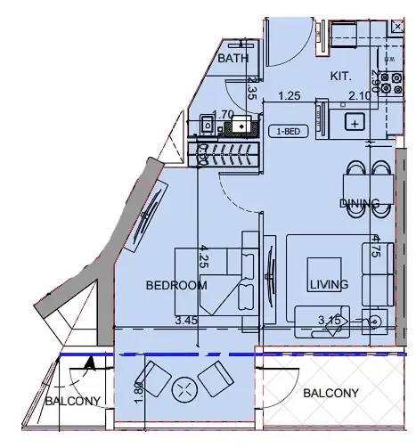 Binghatti Binghatti Cullinan floor plan