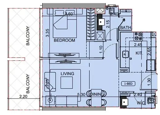 Binghatti Binghatti Cullinan floor plan