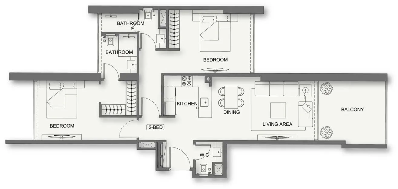 Binghatti Binghatti Cullinan floor plan