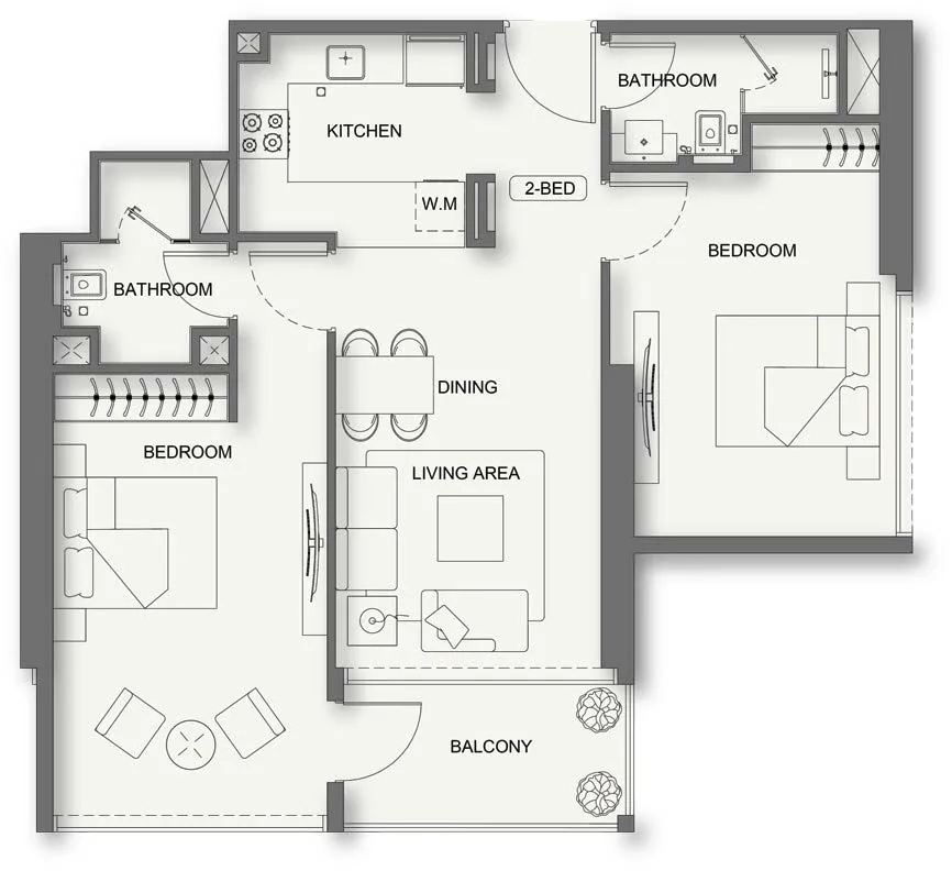 Binghatti Binghatti Cullinan floor plan