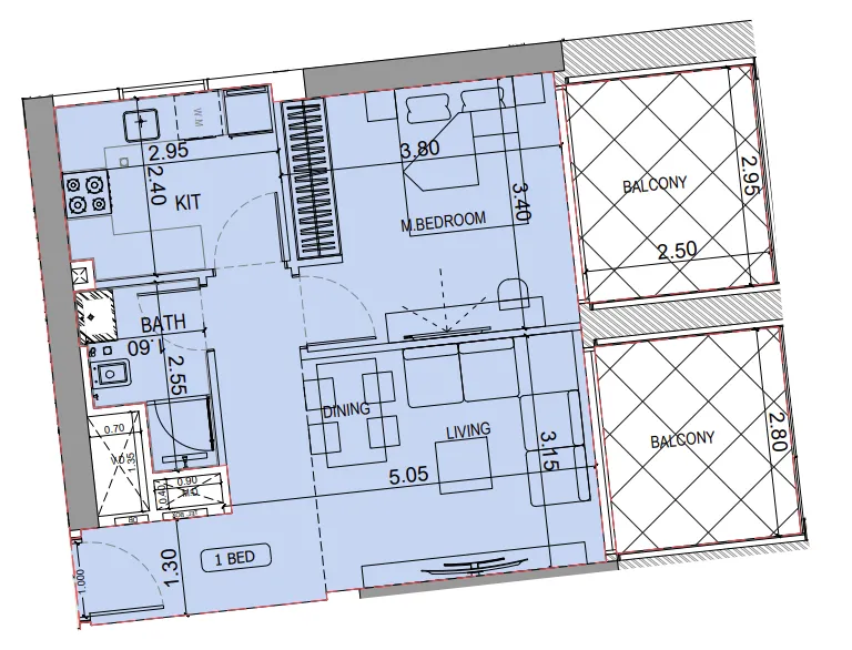 Binghatti Binghatti Elite floor plan