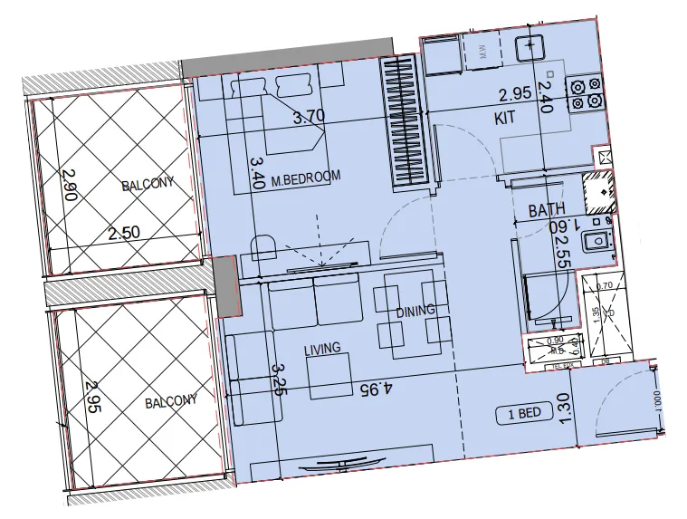 Binghatti Binghatti Elite floor plan