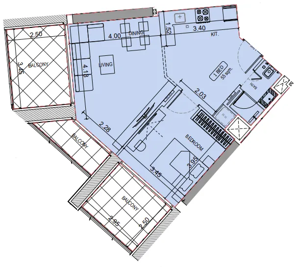 Binghatti Binghatti Elite floor plan