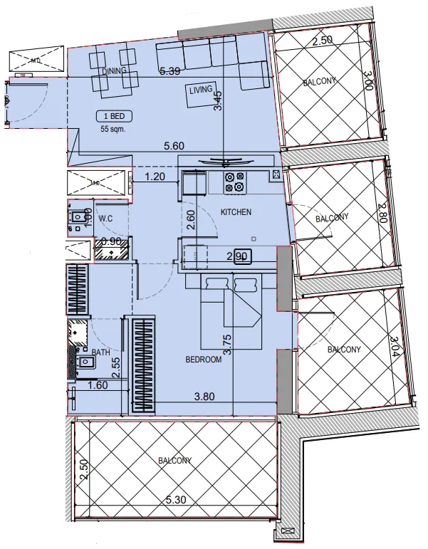 Binghatti Binghatti Elite floor plan