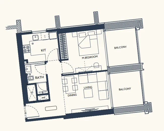 Binghatti Binghatti Elite floor plan