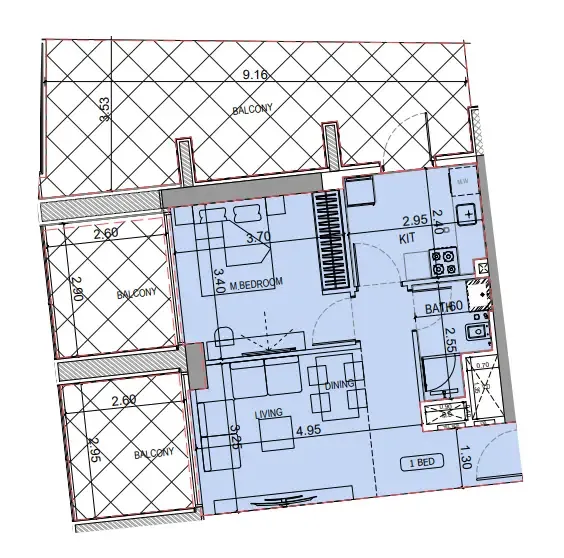Binghatti Binghatti Elite floor plan