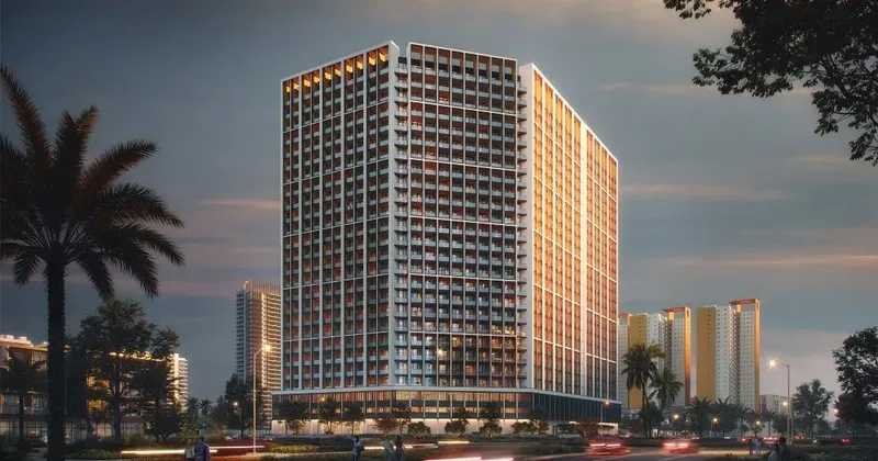 Exterior at Binghatti Elite in Dubai Production City Dubai