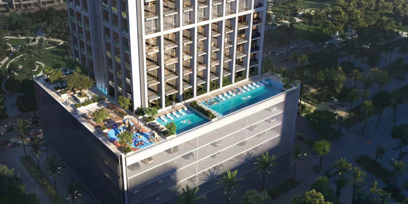 Exterior at Binghatti Etherea in JVC (Jumeirah Village Circle) Dubai
