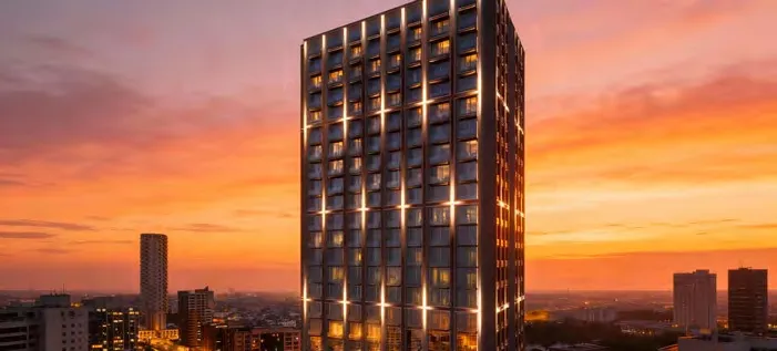 Exterior at Binghatti Etherea in JVC (Jumeirah Village Circle) Dubai