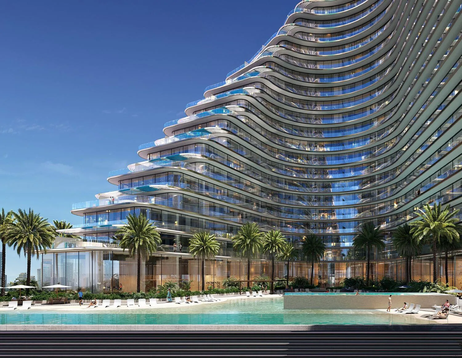 Exterior at Binghatti Flare in JVT (Jumeirah Village Triangle) Dubai