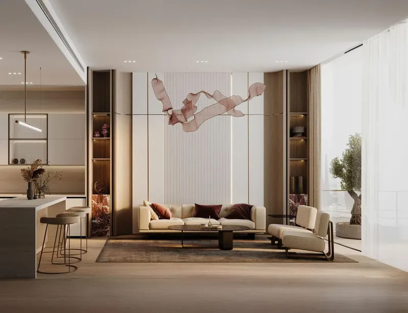 Interior at Binghatti Flare in JVT (Jumeirah Village Triangle) Dubai