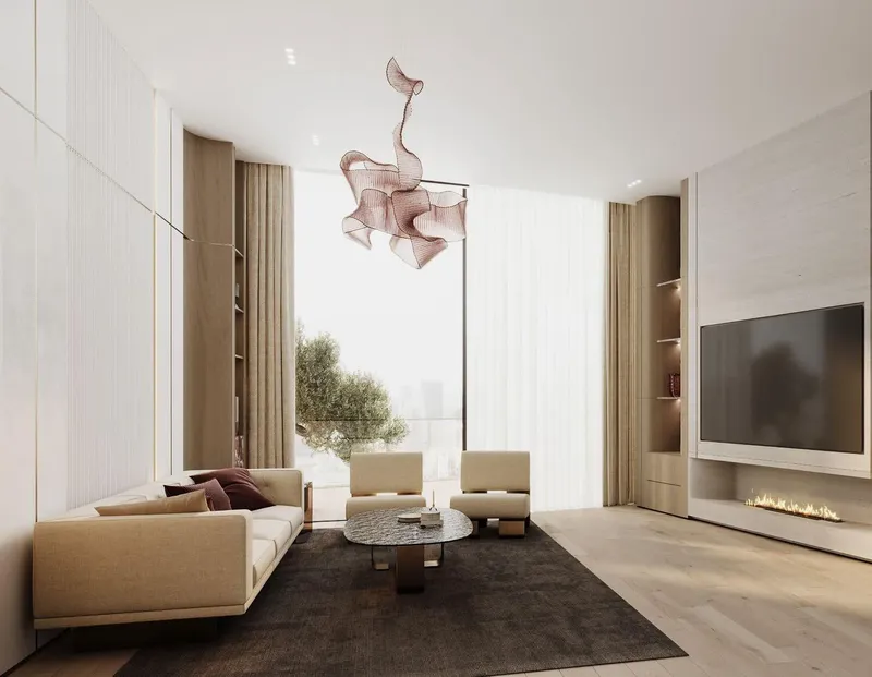 Interior at Binghatti Flare in JVT (Jumeirah Village Triangle) Dubai