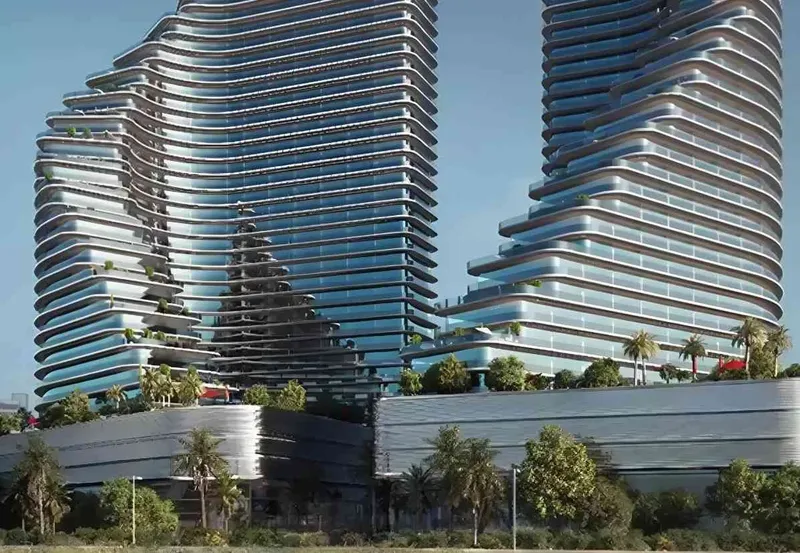 Exterior at Binghatti Flare in JVT (Jumeirah Village Triangle) Dubai