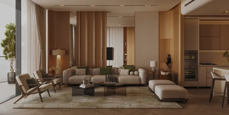 Interior at Binghatti Grove in JVC (Jumeirah Village Circle) Dubai