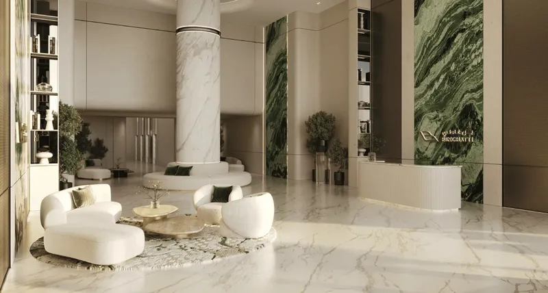 Lobby at Binghatti Grove in JVC (Jumeirah Village Circle) Dubai