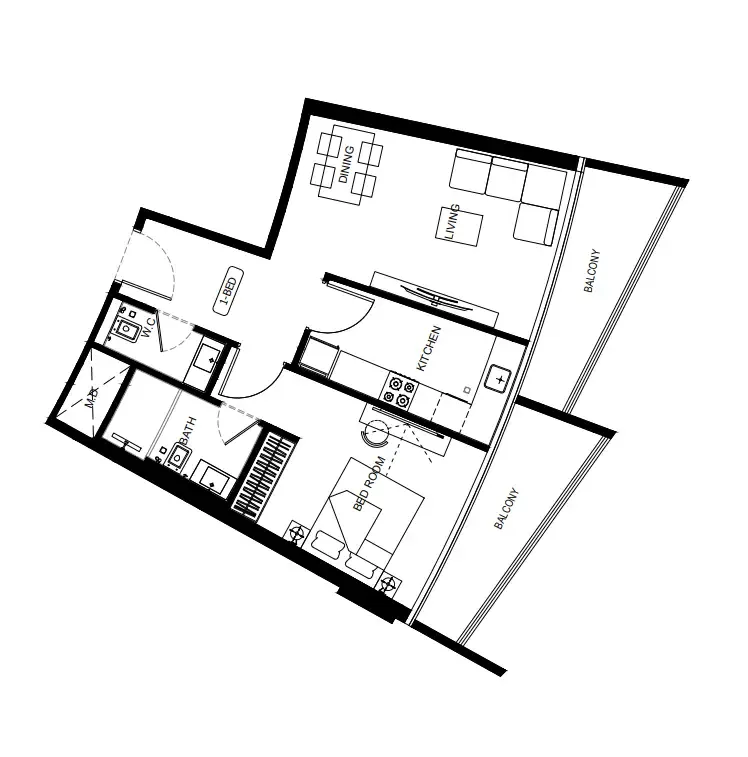 Binghatti Binghatti HillCrest floor plan