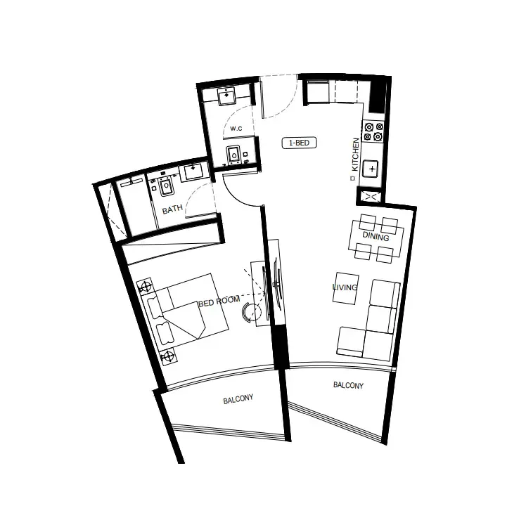 Binghatti Binghatti HillCrest floor plan