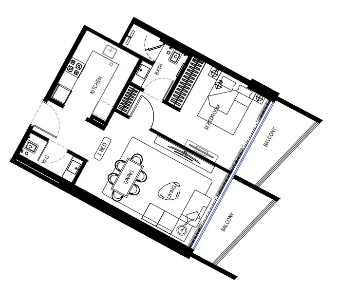 Binghatti Binghatti HillCrest floor plan