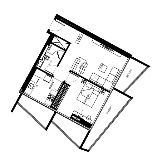 Binghatti Binghatti HillCrest floor plan