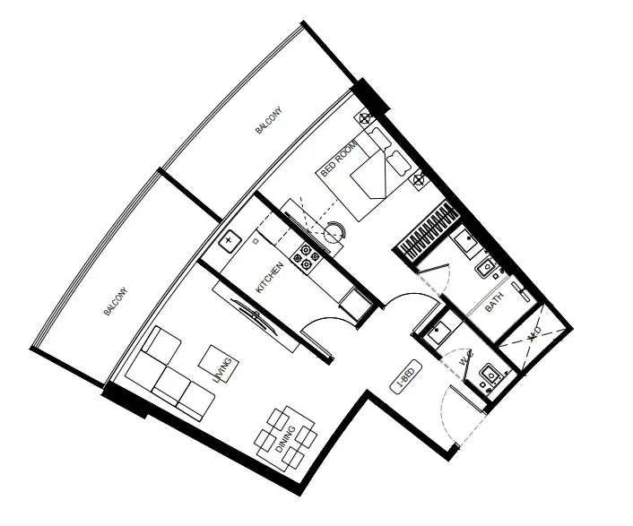 Binghatti Binghatti HillCrest floor plan