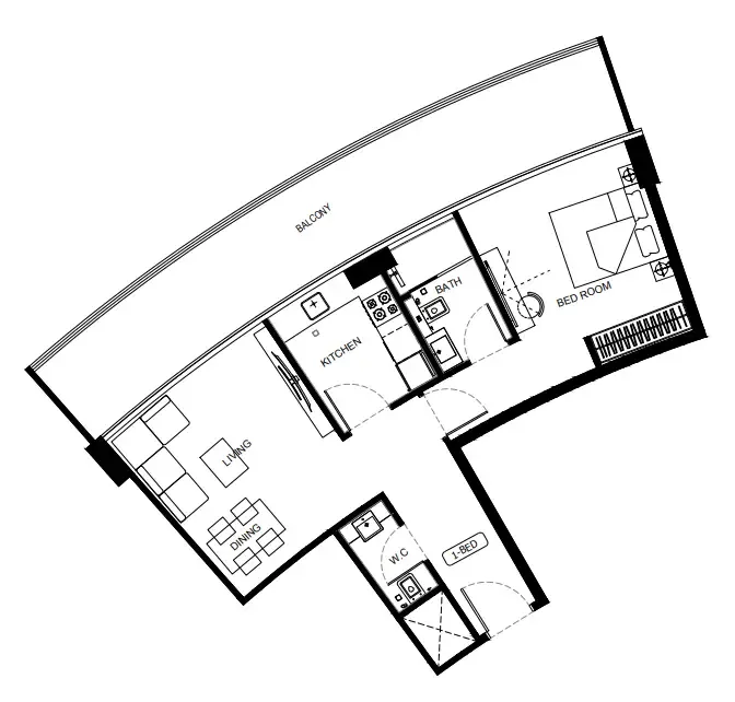 Binghatti Binghatti HillCrest floor plan