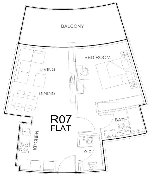 Binghatti Binghatti HillCrest floor plan