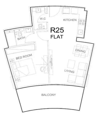 Binghatti Binghatti HillCrest floor plan