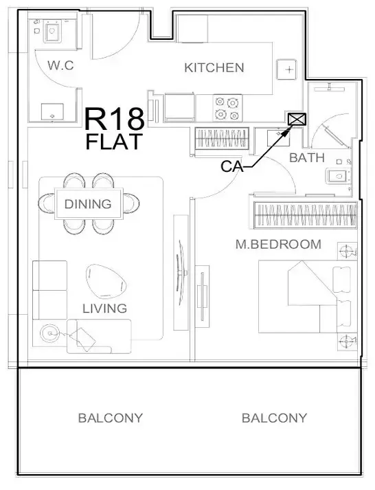 Binghatti Binghatti HillCrest floor plan