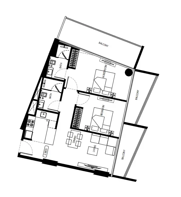 Binghatti Binghatti HillCrest floor plan