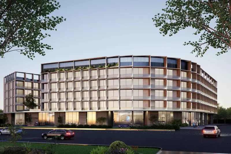Exterior at Binghatti HillCrest in Arjan Dubai