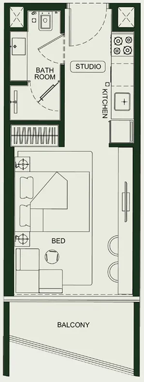 Binghatti Binghatti HillCrest floor plan