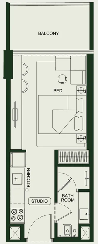 Binghatti Binghatti HillCrest floor plan