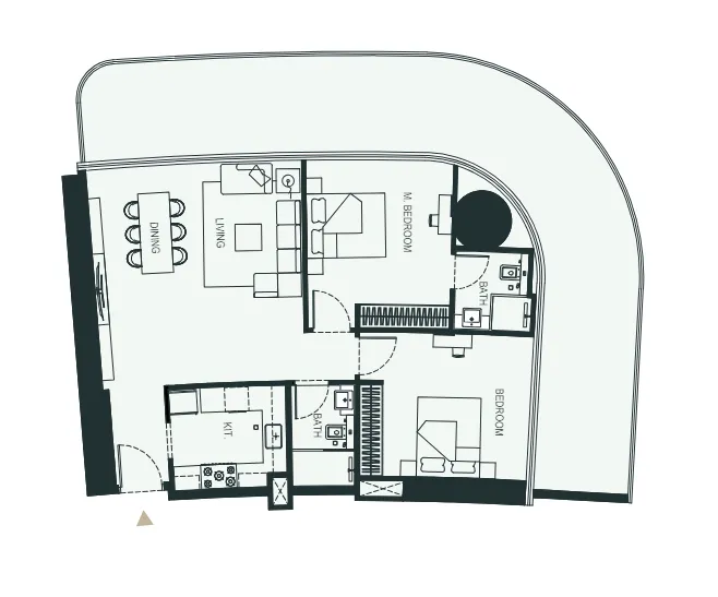 Binghatti Binghatti Hills floor plan