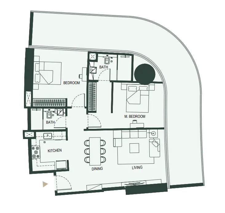 Binghatti Binghatti Hills floor plan