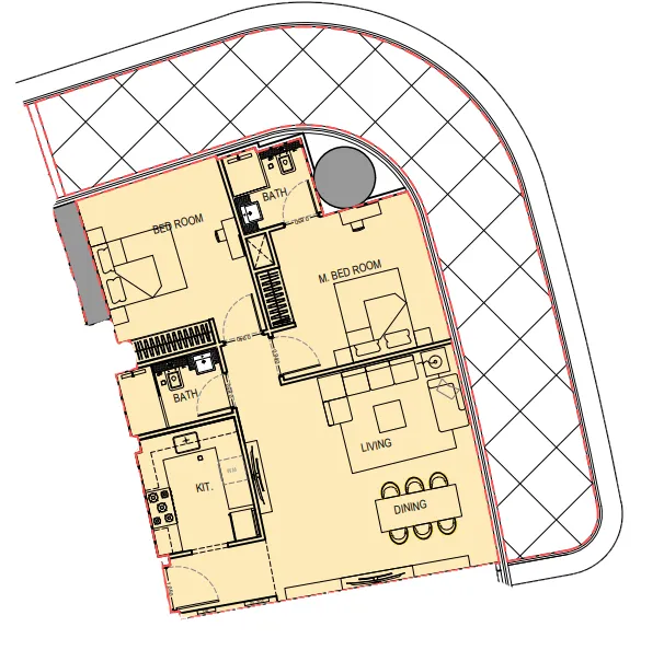 Binghatti Binghatti Hills floor plan