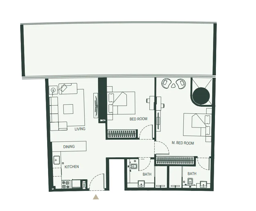 Binghatti Binghatti Hills floor plan