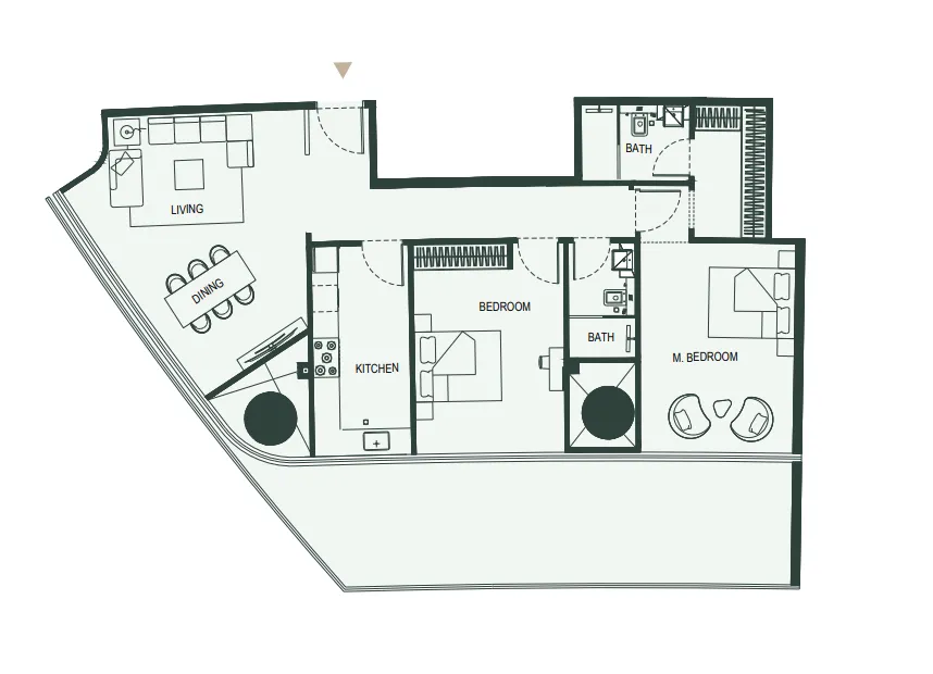 Binghatti Binghatti Hills floor plan