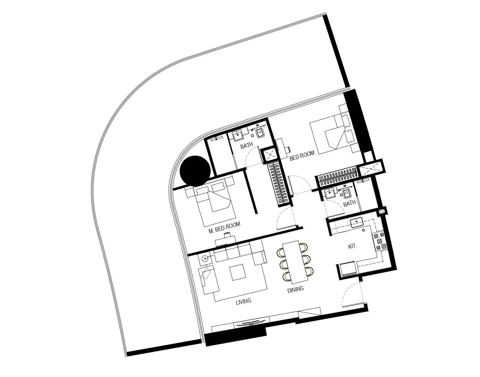 Binghatti Binghatti Hills floor plan
