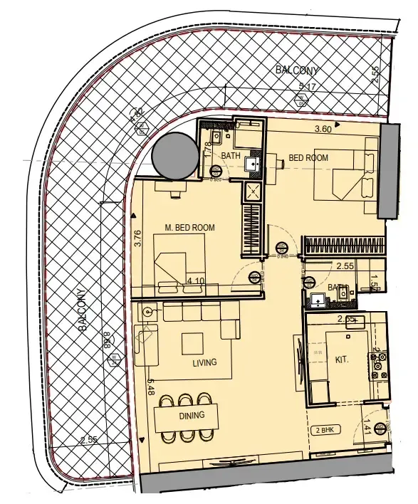 Binghatti Binghatti Hills floor plan